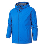 Waterproof and Windproof Warm Lightweight Hooded Male Sportswear Coat