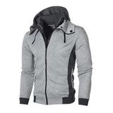 Waterproof and Windproof Warm Lightweight Hooded Male Sportswear Coat