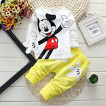 Kids Long Sleeve T-shirt Tops And Pants Outfit