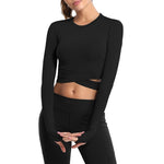 Women Short Sleeve Cropped Top