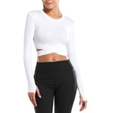 Women Short Sleeve Cropped Top