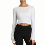 Women Short Sleeve Cropped Top