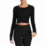 Women Short Sleeve Cropped Top